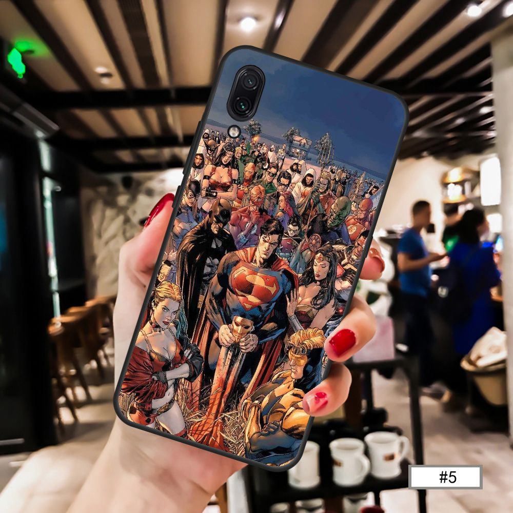 Ốp Điện Thoại Mềm Hình Batman Justice League Superman Cho Huawei Honor 10 9x / 9xpro / 9lite / 9a 8pro 6x 7x / 7s Honor V9 Plus