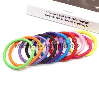 [Sỉ, lẻ] Dây buộc tóc, thun cột tóc nữ màu đen dáng basic Aniva