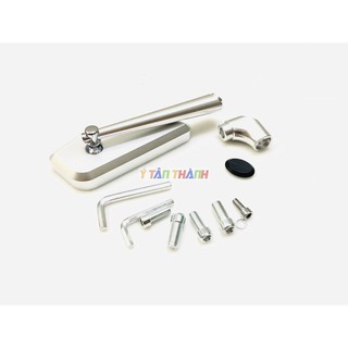 kiếng chiếu hậu 744 màu bạc MS999