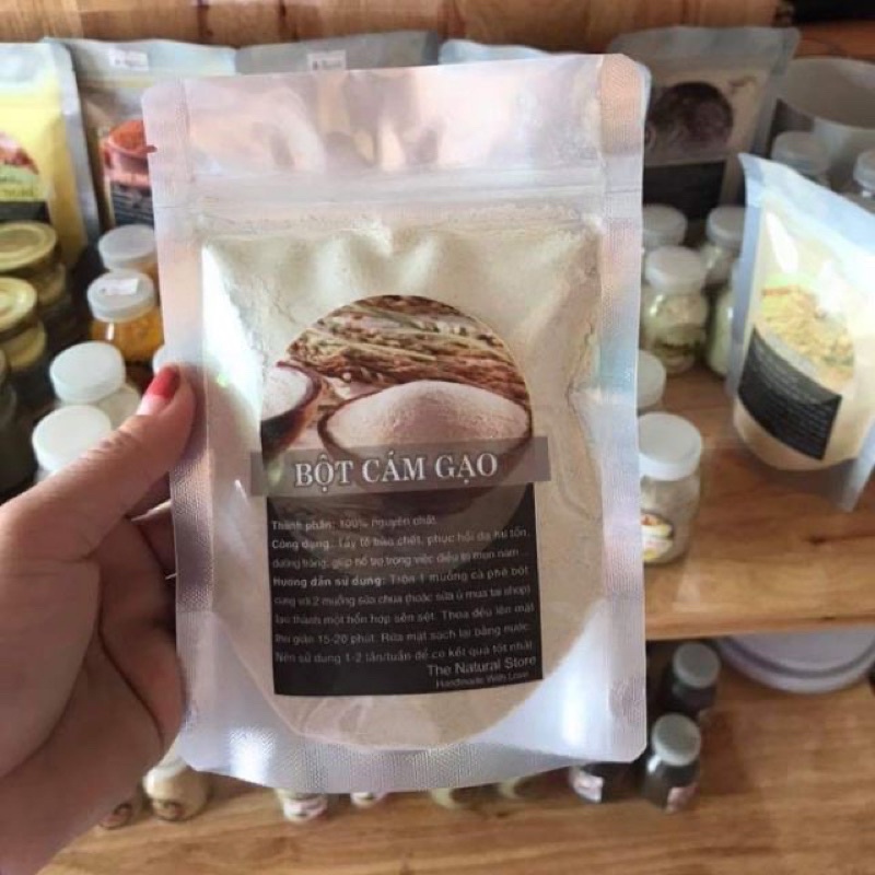 BỘT CÁM GẠO NGUYÊN CHẤT (TÚI 100G)
