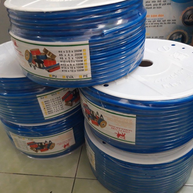 Cuộn 100m- dây hơi PU khí nén 10mm