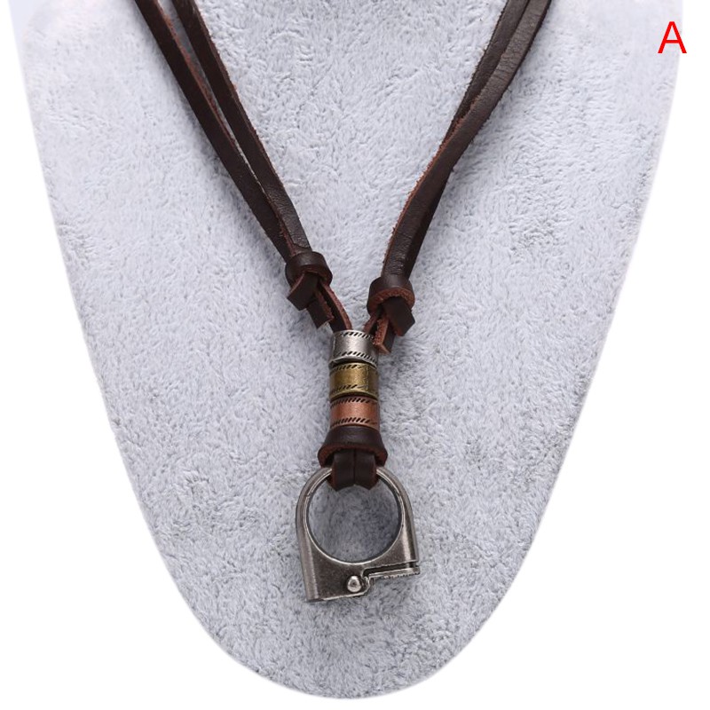 Vòng cổ giả da phong cách cổ điển thời trang cho nam