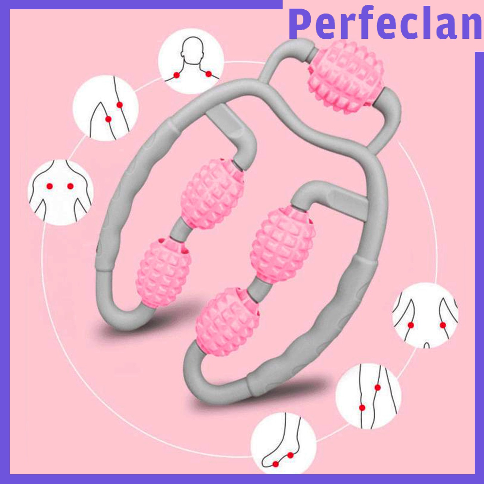 (Hàng Mới Về) Con Lăn Massage Toàn Thân Giảm Đau Cho Vùng Cánh Tay / Bắp Chân / Bắp Tay