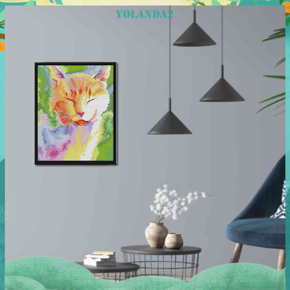 Bộ Dụng Cụ Thêu 14CT Hình Động Vật