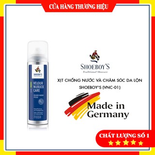 Xịt nano chống thấm nước và chăm sóc giày da lộn Shoeboy's nhập khẩu từ đức/ xịt nano giày da lộn chống ẩm mốc