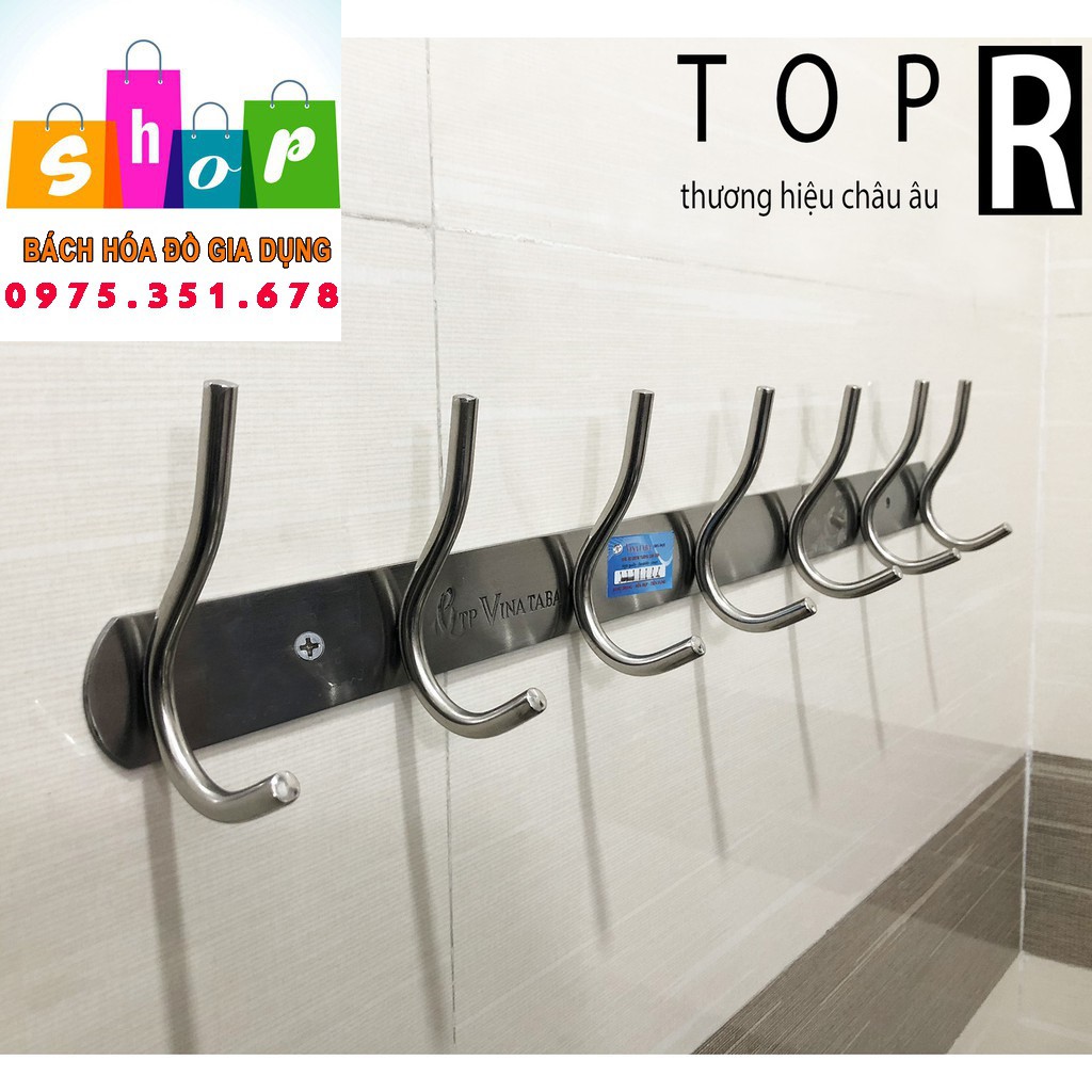 [Giá tốt nhất] Móc treo đồ, quần áo INOX 100% 6, 7, 8, 9, 10, 11 móc