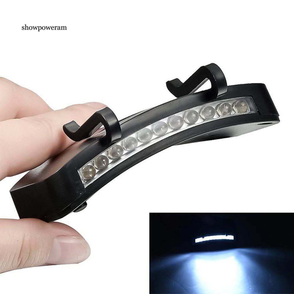 Đèn pin gắn nón leo núi ngoài trời 11 bóng LED siêu sáng