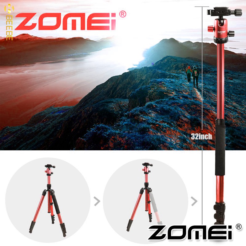 Zomei M3 - Chân Đế Cao Cấp Tripod/ Mono-Pod Cho Máy Ảnh, Điện Thoại, Tải Trọng 8kg