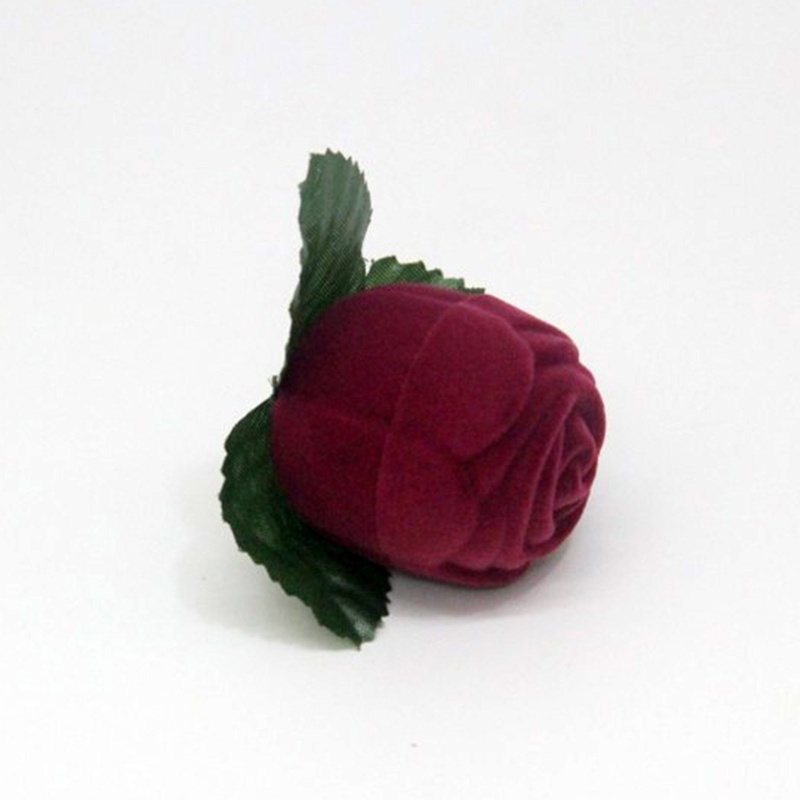 Hộp Đựng Nhẫn Đính Hôn Lãng Mạn Hình Hoa Hồng Cr