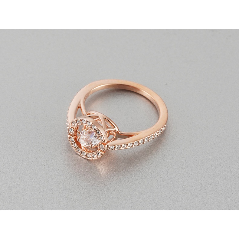 FREE SHIP Nhẫn Nữ Swarovski Nhịp đập trái tim SPARKLING DANCE 1Phiên bản kỷ niệm 25 năm Ring Crystal FASHION cá tính Trang sức trang sức đeo THỜI TRANG