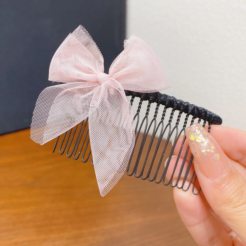 Lược Cài Tóc Đính Nơ Thiết Kế Mới Thời Trang Theo Phong Cách Nhật Hàn Cho Bé