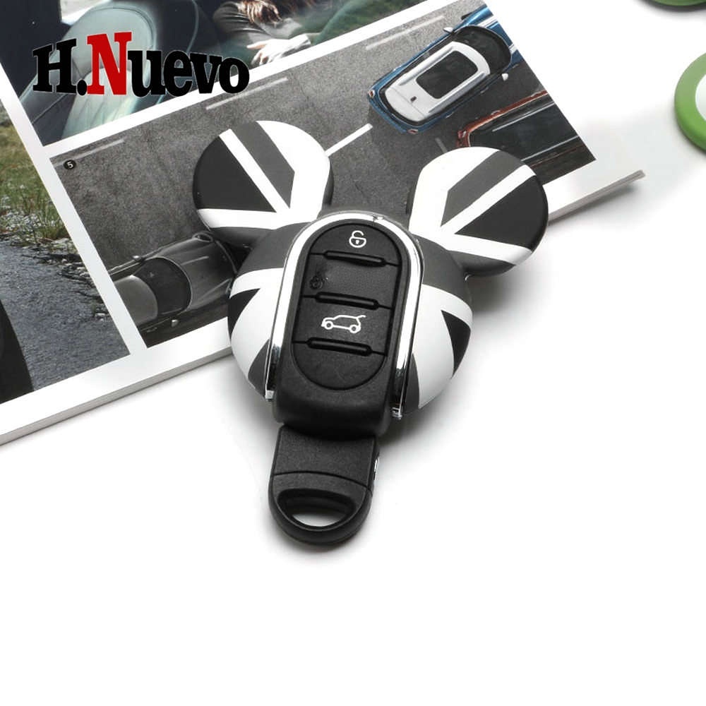 Vỏ Bảo Vệ Chìa Khóa Xe Hơi MINI F56 F57 Cooper S One JCW Countryman F60 F54 F55 Kèm Móc Khóa