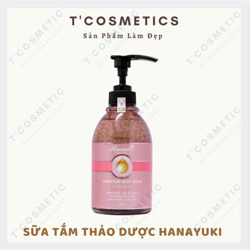 Sữa Tắm Thảo Dược Hanayuki Body Wash 500g