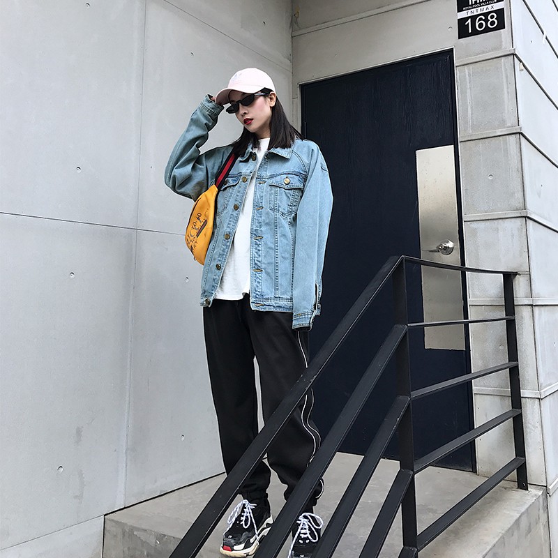 áo khoác jean đôi nam nữ 7j77