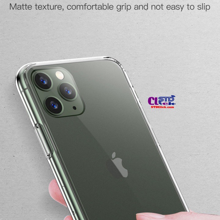ỐP LƯNG IPHONE 11 PRO MAX - 11 PRO - 11 TOTU CRYSTAL SHEILD LƯNG NHÁM VIỀN DẺO CHÍNH HÃNG HÀNG CHUẨN