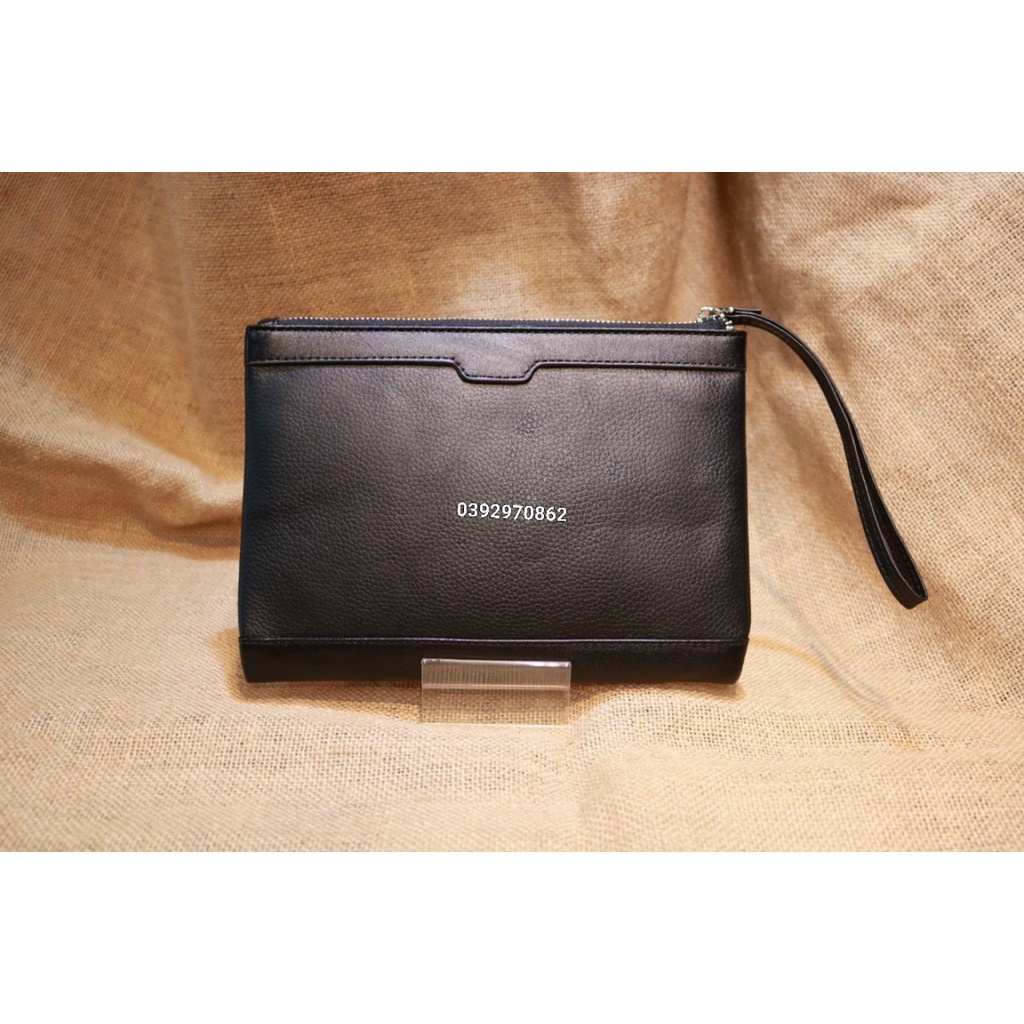 Clutch cầm tay nam da bò thật  - 100% da bò thật BH 1 năm sang trọng cho cánh mày dâu