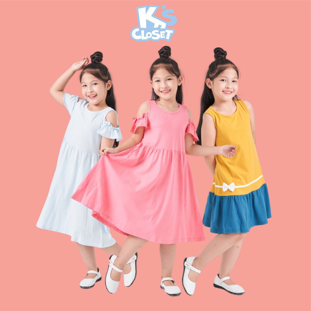 Váy Cotton K's Closet Cho Bé Gái (2 9 Tuổi) Mặc Hè Mát E137ONS / E129ONS