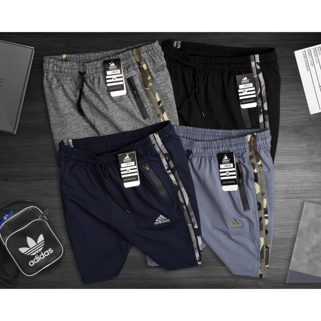 Quần short thun thể thao nam, Quần đùi nam thun poly thoáng mát thấm hút mồ hôi cao cấp co dãn 4 chiều - QS28 | BigBuy360 - bigbuy360.vn