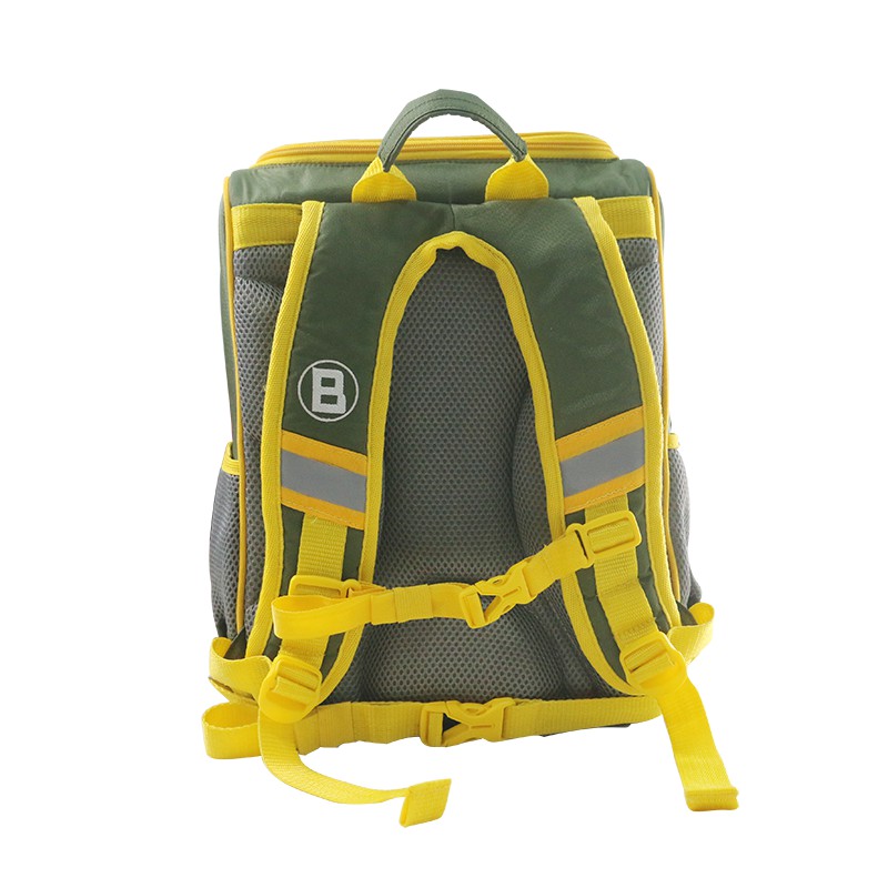 Balo B.bag Chống Gù Adventure Box-Fighter B-12-113 Xanh rêu cho bé