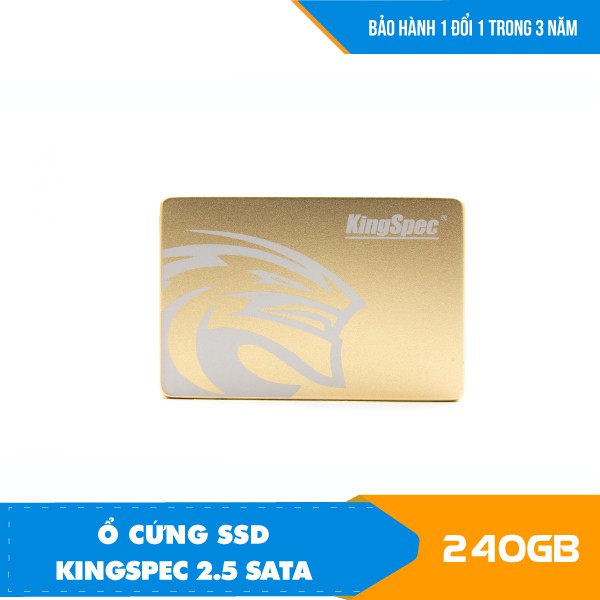 [Hàng Chính Hãng] Ổ cứng SSD Kingspec 240GB 2.5'' tăng tốc Laptop cực nhanh | BigBuy360 - bigbuy360.vn
