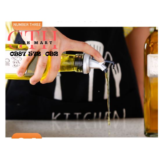 Chai đựng gia vị -Chai đựng dầu ăn - bình rót nước mắm ,dấm, mật ong TẶNG  -GTH MART