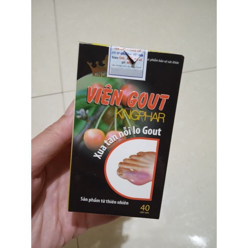 Viên gout Kingphar - Bí quyết trịgút tận gốc