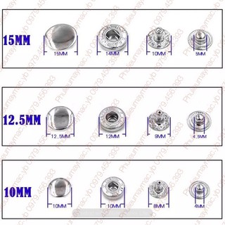 Cúc dập 4 thành phần 15 li- gói 40 bộ