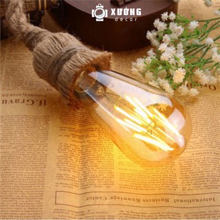 Bóng đèn LED EDISON ST64 VINTAGE nhiều loại dùng dimmer điều chỉnh - 4w/6w