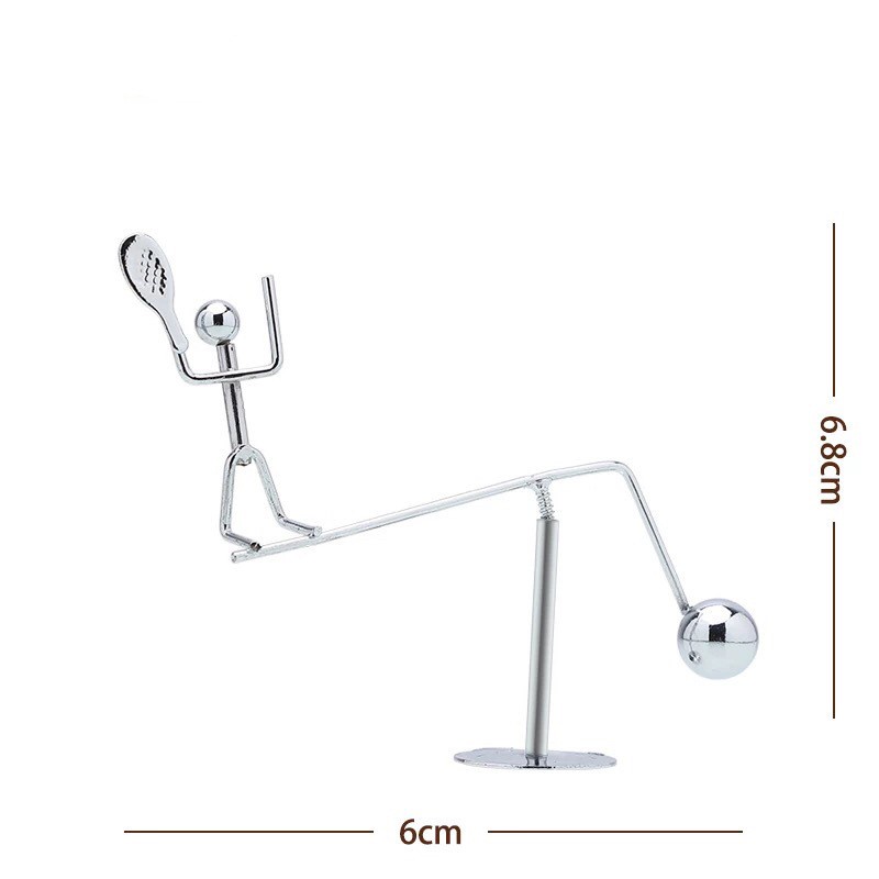 Con lắc Newton, tổng hợp phiên bản dao động thăng bằng kích thước nhỏ, đồ chơi để bàn trang trí XẢ STRESS.