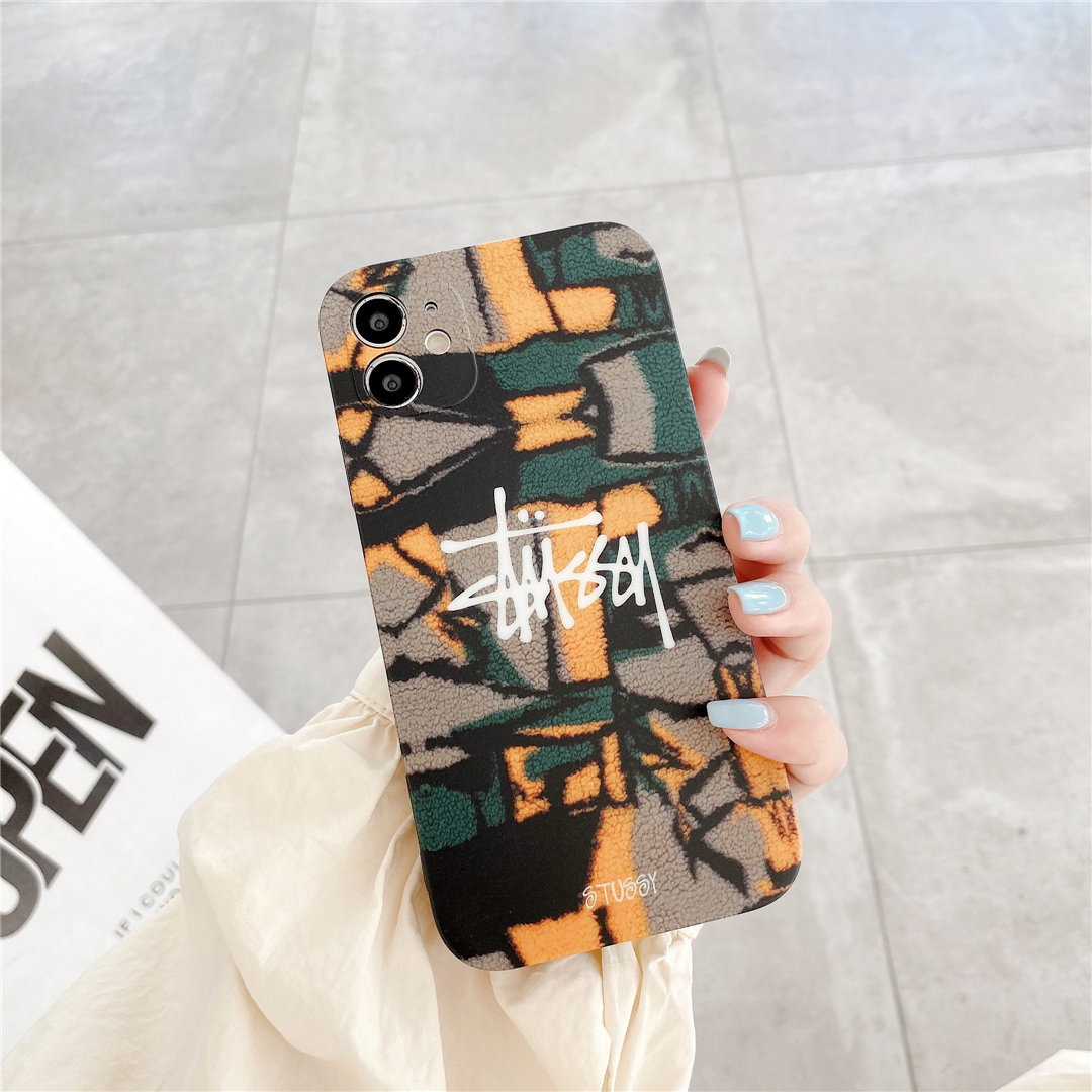 Ốp điện thoại nhựa mềm họa tiết Stussy hoạt hình dễ thương cho iPhone 12 mini 11 PRO MAX 7/8plus SE2020 X/XS XR XSMAX | BigBuy360 - bigbuy360.vn