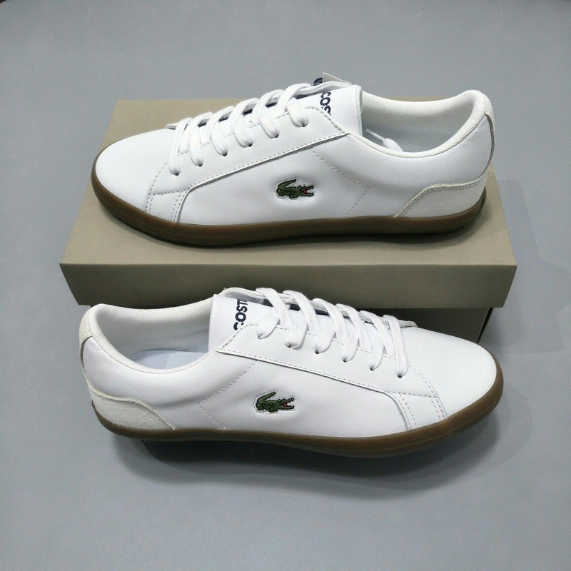 giày thể thao cho nam da thật cao cấp Lacoste mẫu mới 2020