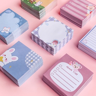 Tập 80 tờ giấy ghi chú dễ thương Giấy Ghi Chú Họa Tiết Động Vật Dễ Thương
