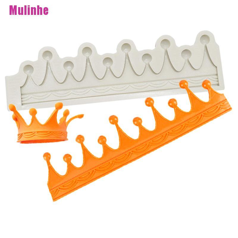 Khuôn silicone Tạo Hình Vương Miện Trang Trí Bánh