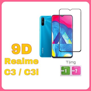 CƯỜNG LỰC 9D XIAOMI REALME C3 C3i FULL MÀN HÌNH TẶNG KEO HỞ MÉP
