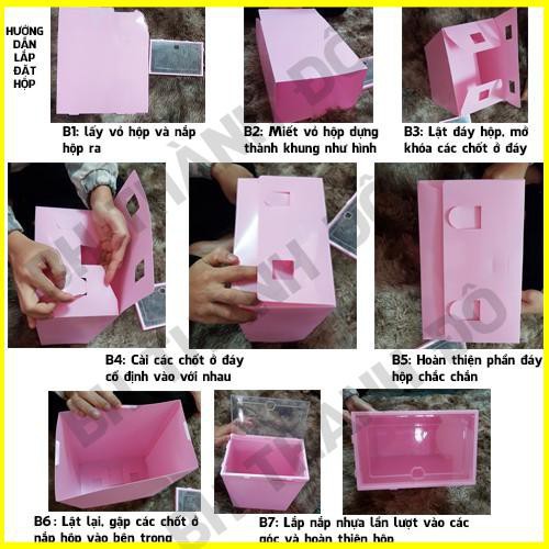 10 Hộp Box Đựng Để Giày Dép Nam Nữ, Mẹ Và Bé Bằng Nhựa Cứng Mica Trong Suốt Đồ Cao Cấp Giá Rẻ BHTĐ