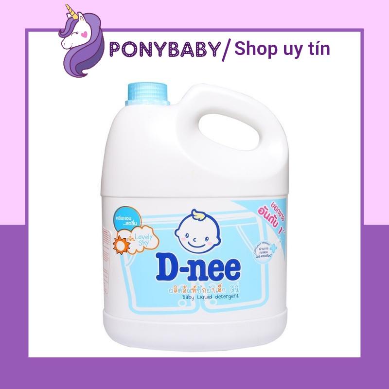 Nước Giặt Quần Áo Em Bé D-Nee 3000ml An Toàn Cho Làn Da Bé - Ponybaby Store