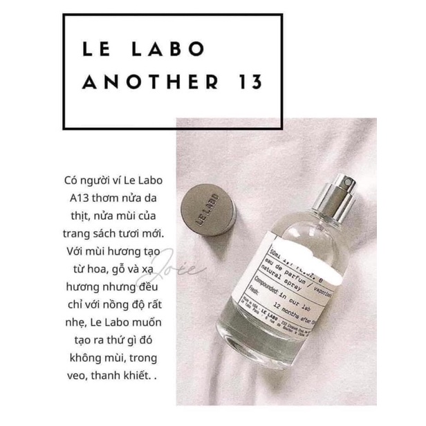 Nước hoa Le Labo Another 13 100ml
