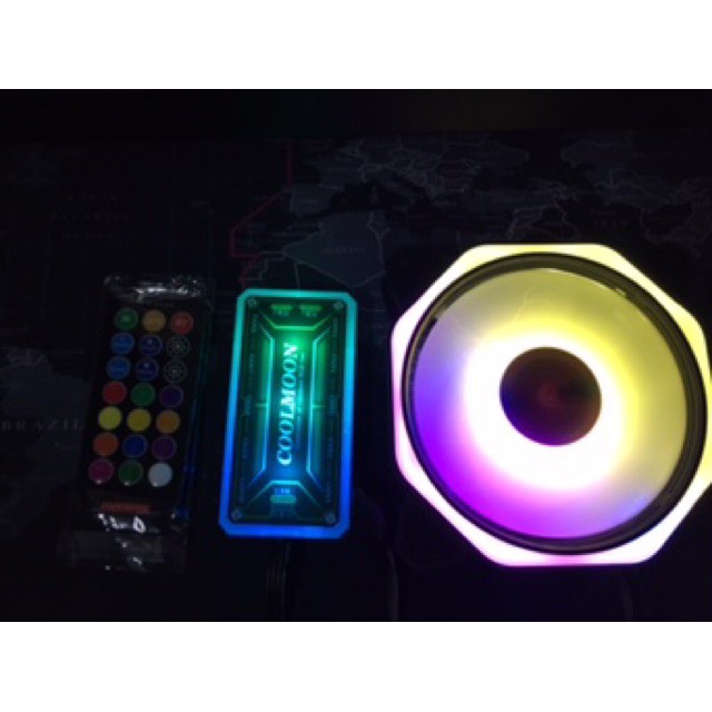 Hud led RGB Coolmoon, hub led nhiều màu sắc, có điều khiển