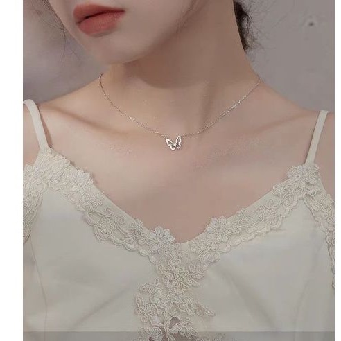Dây chuyền bướm bạc ý DaLiA Jewelry dây chuyền hồ điệp nữ tính vòng cổ chuẩn bạc 925