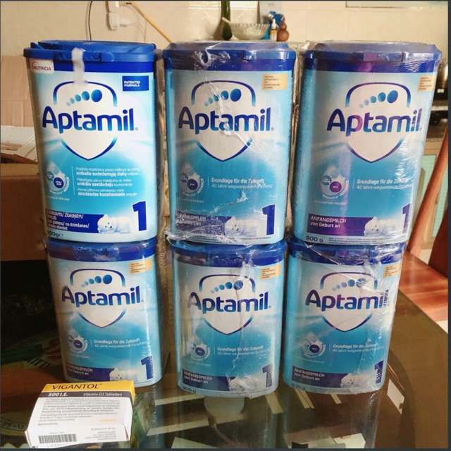 Sữa aptamil số 1 nội địa Đức hàng xách tay cho bé 0-6m đầy đủ bill mua hàng tại store
