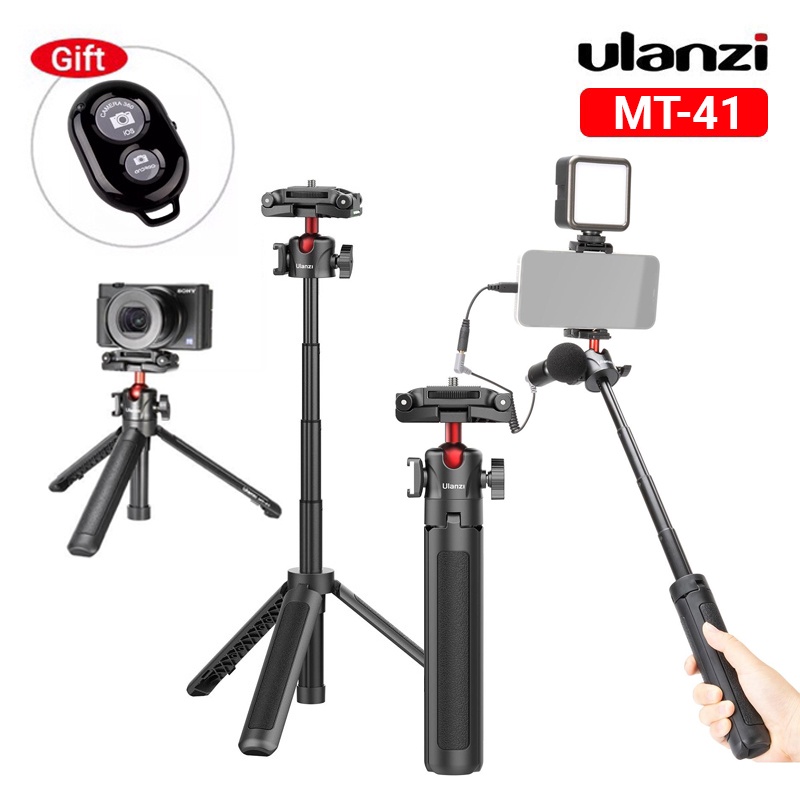 Ulanzi MT-16 Extendable Tripod - Tay cầm quay Vlog cho điện thoại, máy ảnh