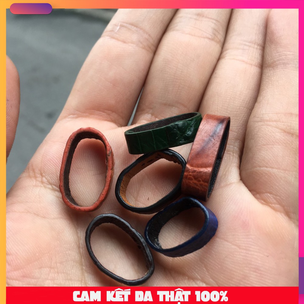Con đỉa dây đồng hồ chất liệu da cá sấu, da đà điểu, da bò thật 100% [ CAM KẾT DA THẬT ĐỦ SIZE]