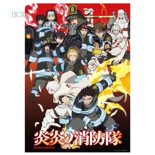 Hcx Áp Phích Anime Fire Force / Enen Shouboutais / Áp Phích Anime