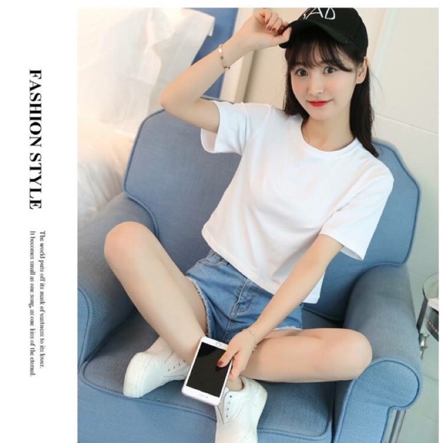 ÁO CROPTOP TRƠN NHIỀU MÀU