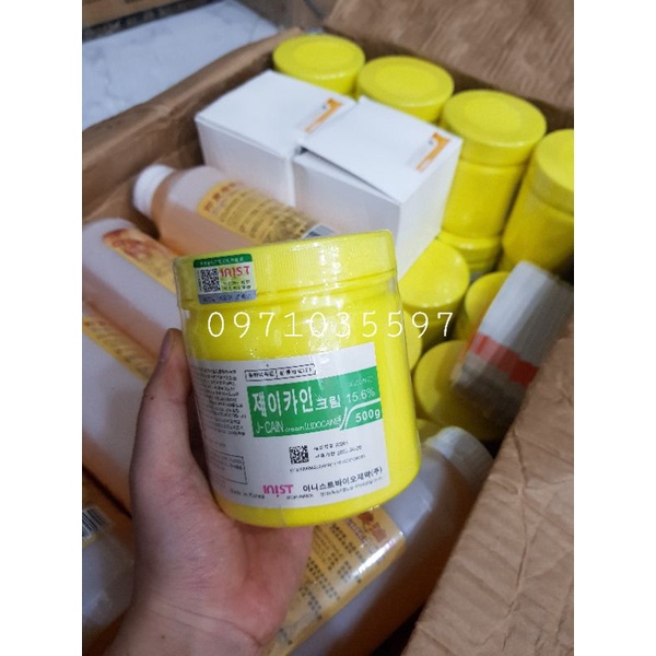 Tê Hàn, Kem ủ tê J-CAN 15,6% Hàn Quốc Loại 1, sử dụng nhiều trong ngành da liễu, thẩm mỹ