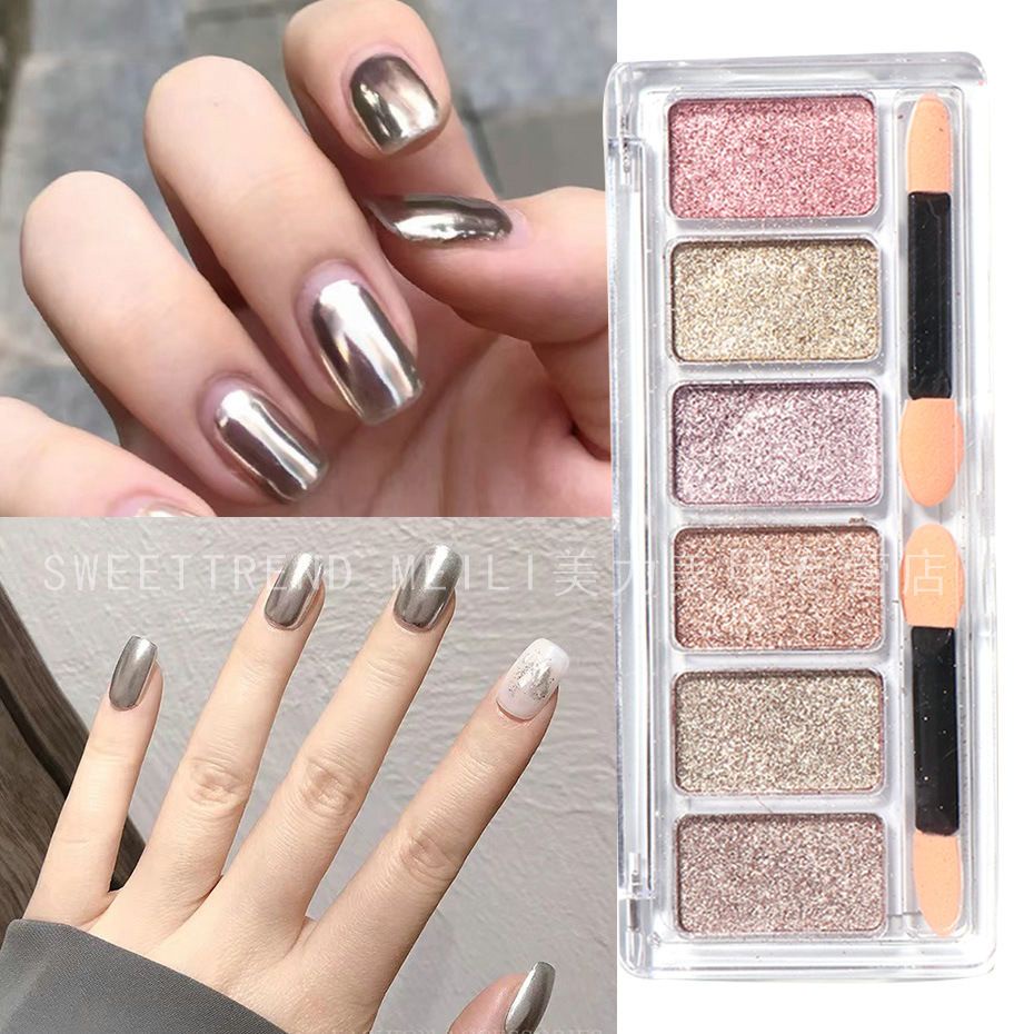 Hộp bột phủ trang trí móng tay nghệ thuật STZPRONAIL màu sắc hỗn hợp lấp lánh thời trang