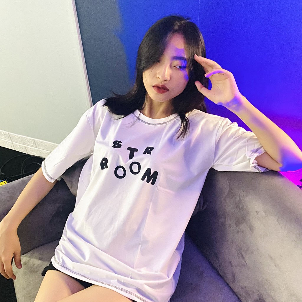 [ Quà tặng là khẩu trang bạn nhé] Áo phông tay lỡ STR room chất liệu cotton siêu thoáng | BigBuy360 - bigbuy360.vn