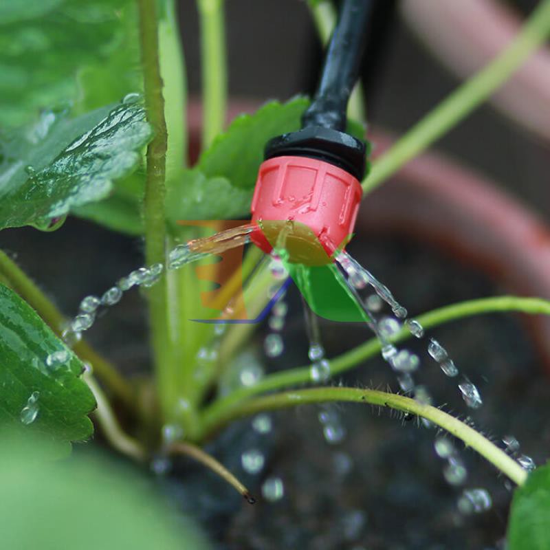 1000 Đầu tưới gốc 8 tia TM-8050, Béc tưới 8 tia điều chỉnh lưu lượng, Bọ nhỏ giọt 8 tia