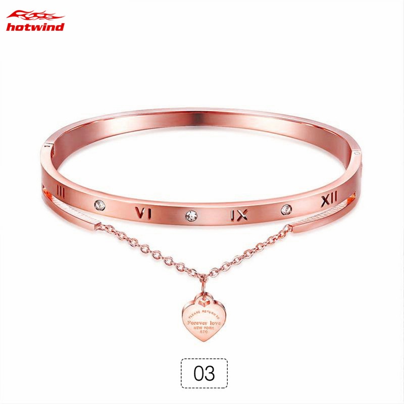 Vòng Tay Chuỗi Hạt Mặt Hình Trái Tim Thời Trang Cho Nữ