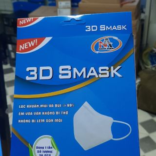 Khẩu trang 3D Smask( hộp 20c)